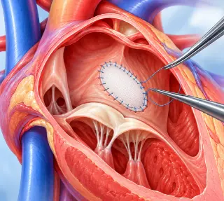 Surgical Heart Defect Closure